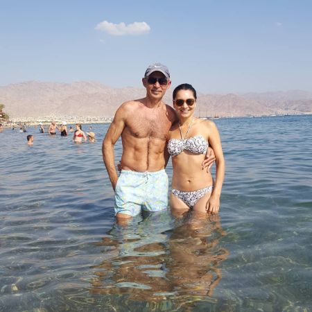 Shaun took to Instagram a picture of him and his wife enjoying the sea at Eilat, Israel.
